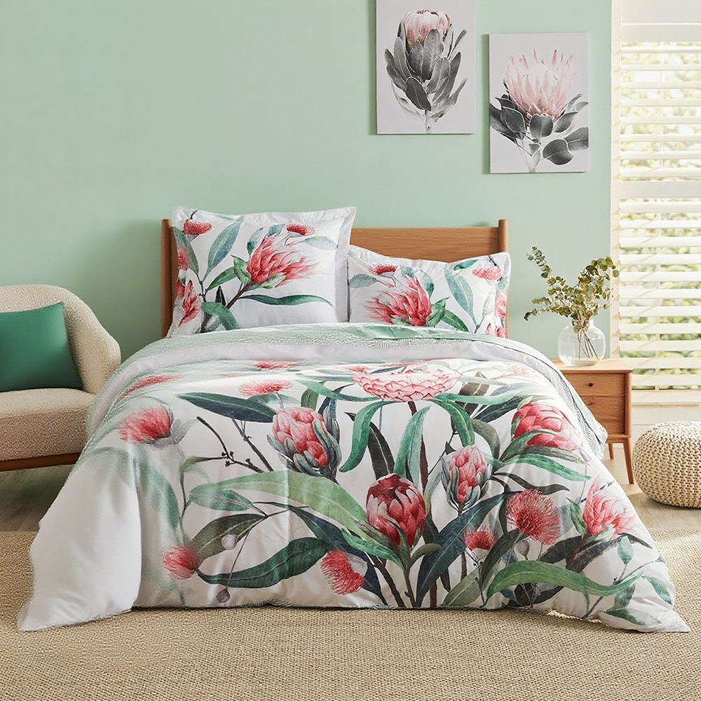 Monica Floral Botanical Printed dynebetræk sæt