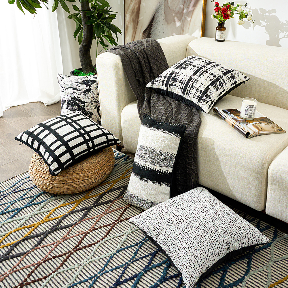 Luksus chenille tekstureret deco pude
