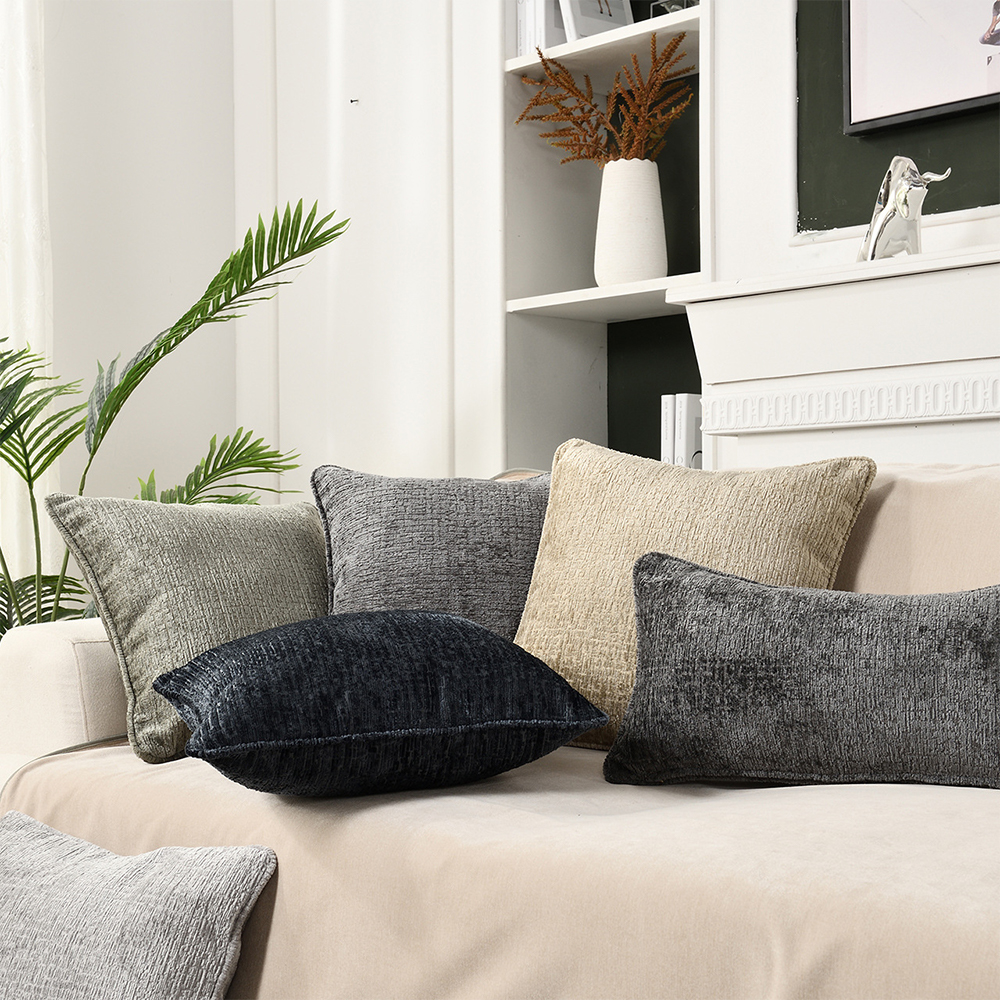 Luksus chenille tekstureret deco pude