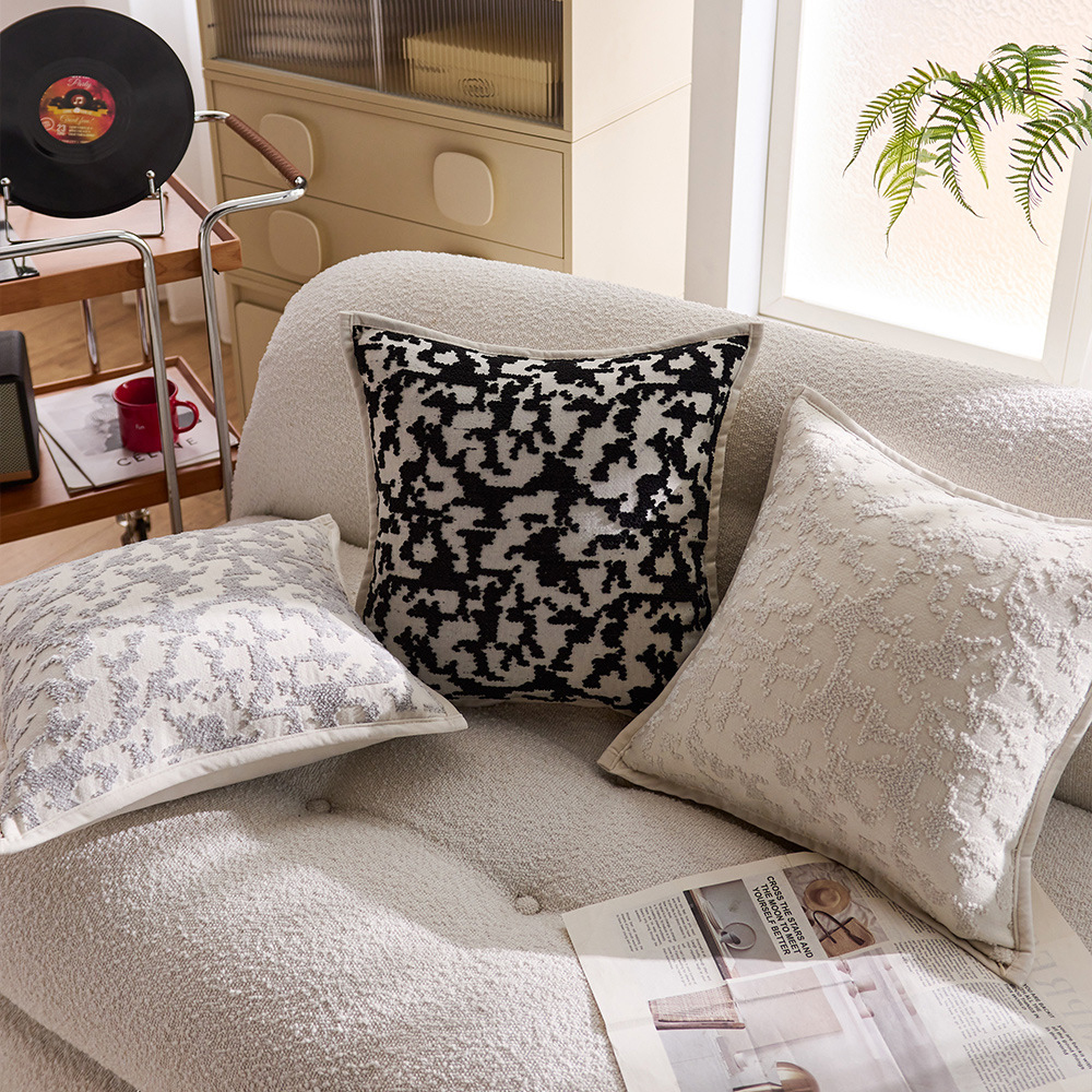 Luksus chenille tekstureret deco pude